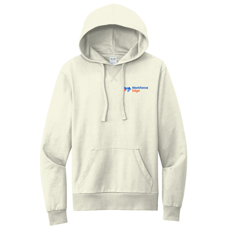 WORKFORCE EDGE Allmade® Unisex Organic French Terry Pullover Hoodie - WHITE SAND