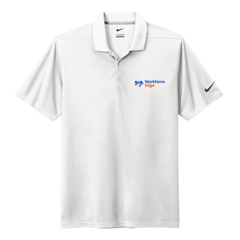 WORKFORCE EDGE Nike Dri-FIT Micro Pique 2.0 Polo - White