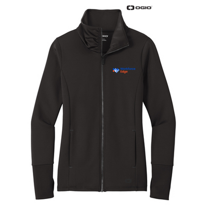 NEW WORKFORCE EDGE  OGIO ® ENDURANCE Ladies Modern Performance Full-Zip - Black