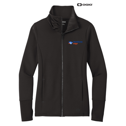 NEW WORKFORCE EDGE  OGIO ® ENDURANCE Ladies Modern Performance Full-Zip - Black