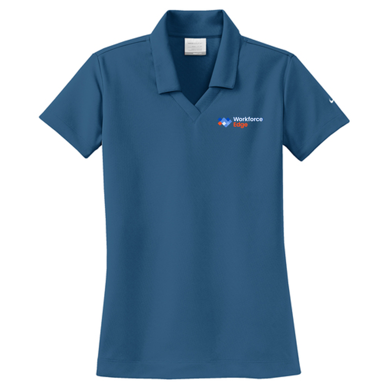 WORKFORCE EDGE - Nike Ladies Dri-FIT Micro Pique 2.0 Polo - FRENCH BLUE