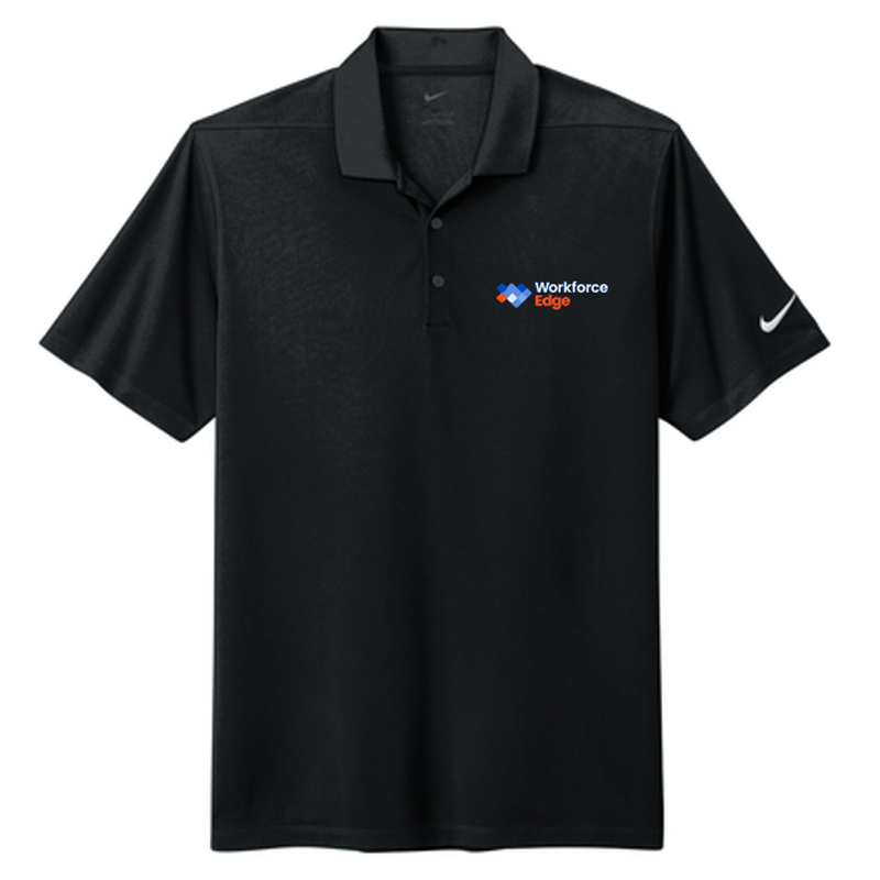 WORKFORCE EDGE Nike Dri-FIT Micro Pique 2.0 Polo - Black