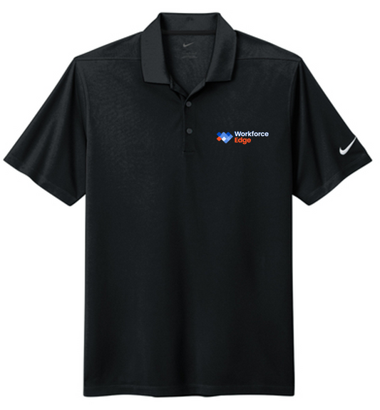 WORKFORCE EDGE Nike Dri-FIT Micro Pique 2.0 Polo - Black