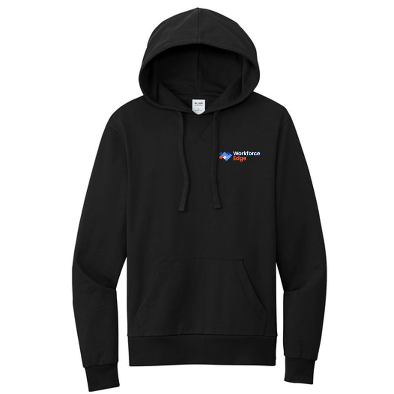 WORKFORCE EDGE Allmade® Unisex Organic French Terry Pullover Hoodie - Deep Black