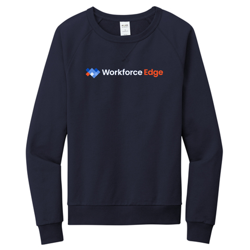 WORKFORCE EDGE Allmade® Unisex Organic French Terry Crewneck Sweatshirt - NAVY
