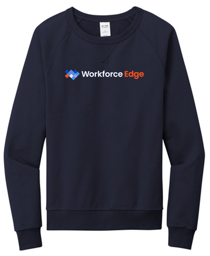 WORKFORCE EDGE Allmade® Unisex Organic French Terry Crewneck Sweatshirt - NAVY