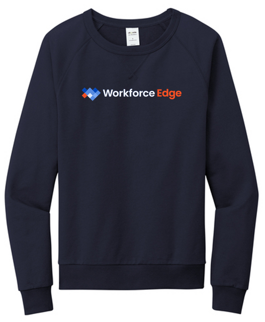 WORKFORCE EDGE Allmade® Unisex Organic French Terry Crewneck Sweatshirt - NAVY