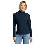 NEW SEI Brooks Brothers® Women’s Luxe Performance 1/4-Zip - Navy Blazer