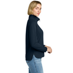 NEW SEI Brooks Brothers® Women’s Luxe Performance 1/4-Zip - Navy Blazer