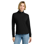 NEW SEI Brooks Brothers® Women’s Luxe Performance 1/4-Zip - Deep Black