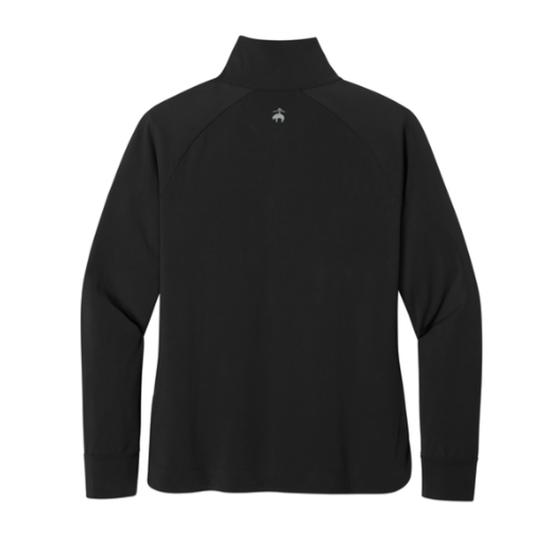 NEW SEI Brooks Brothers® Women’s Luxe Performance 1/4-Zip - Deep Black