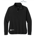 NEW SEI Brooks Brothers® Women’s Luxe Performance 1/4-Zip - Deep Black