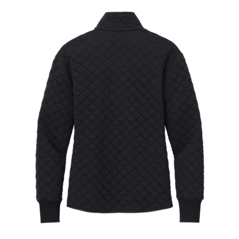 NEW SEI Brooks Brothers® Women’s Diamond Quilt Full-Zip - Deep Black