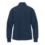 NEW SEI Brooks Brothers® Women’s Diamond Quilt Full-Zip - Navy Blazer