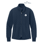 NEW SEI Brooks Brothers® Women’s Diamond Quilt Full-Zip - Navy Blazer