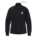 NEW SEI Brooks Brothers® Women’s Diamond Quilt Full-Zip - Deep Black