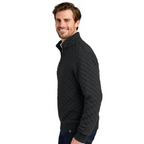 NEW SEI Brooks Brothers® Diamond Quilt 1/4-Zip - Deep Black
