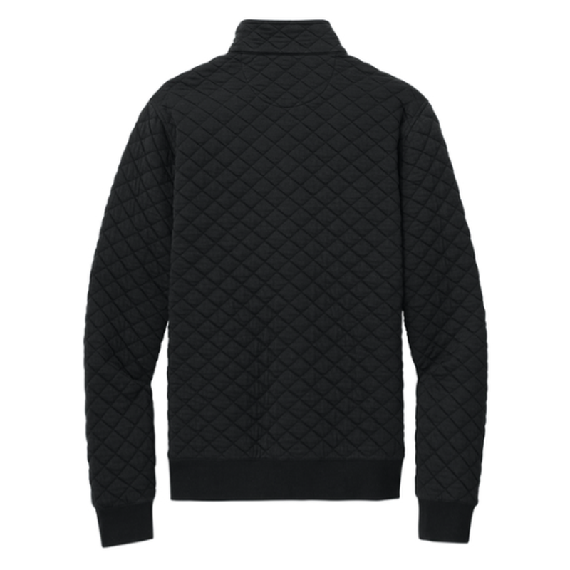 NEW SEI Brooks Brothers® Diamond Quilt 1/4-Zip - Deep Black