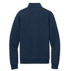NEW SEI Brooks Brothers® Diamond Quilt 1/4-Zip - Navy Blazer