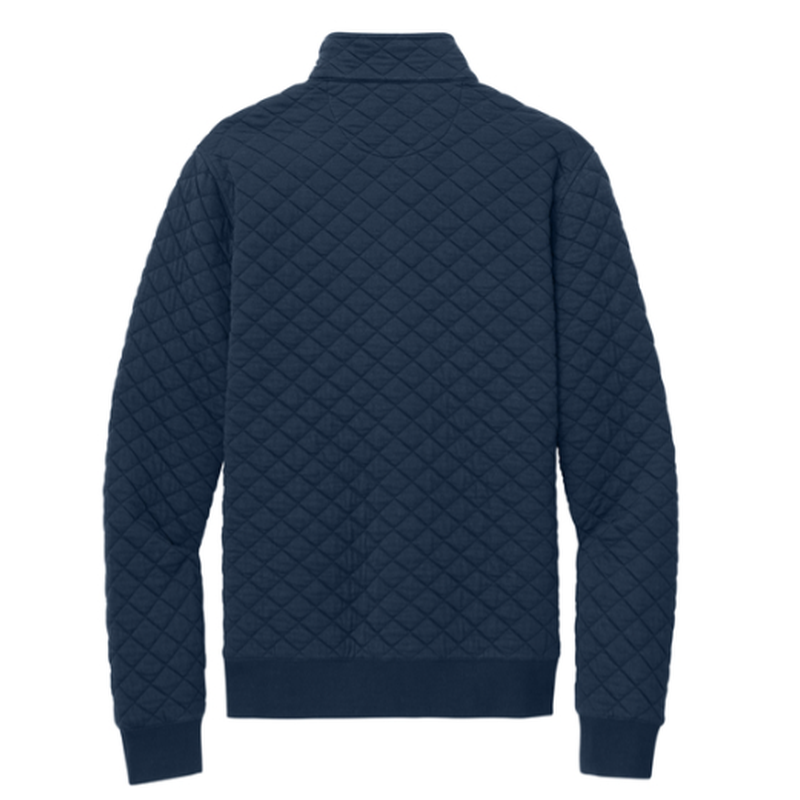 NEW SEI Brooks Brothers® Diamond Quilt 1/4-Zip - Navy Blazer