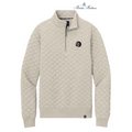 NEW SEI Brooks Brothers® Diamond Quilt 1/4-Zip - Oatmeal Heather