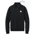 NEW SEI Brooks Brothers® Diamond Quilt 1/4-Zip - Deep Black