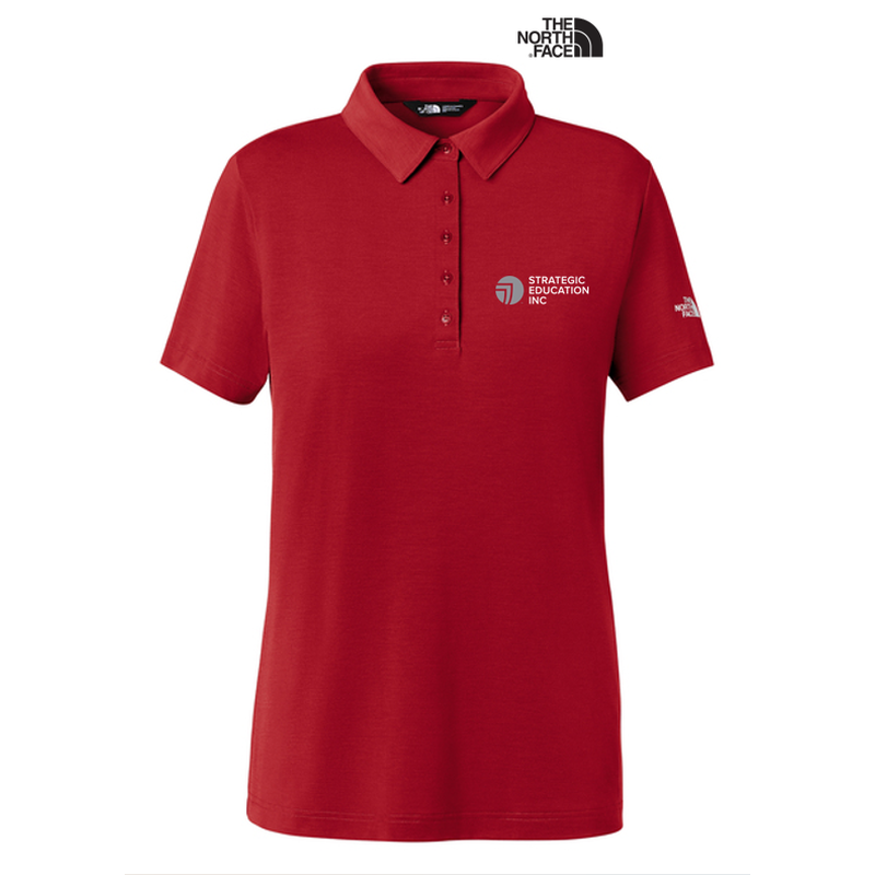 NEW SEI The North Face® Women’s Canyon Crest Polo - TNF Red