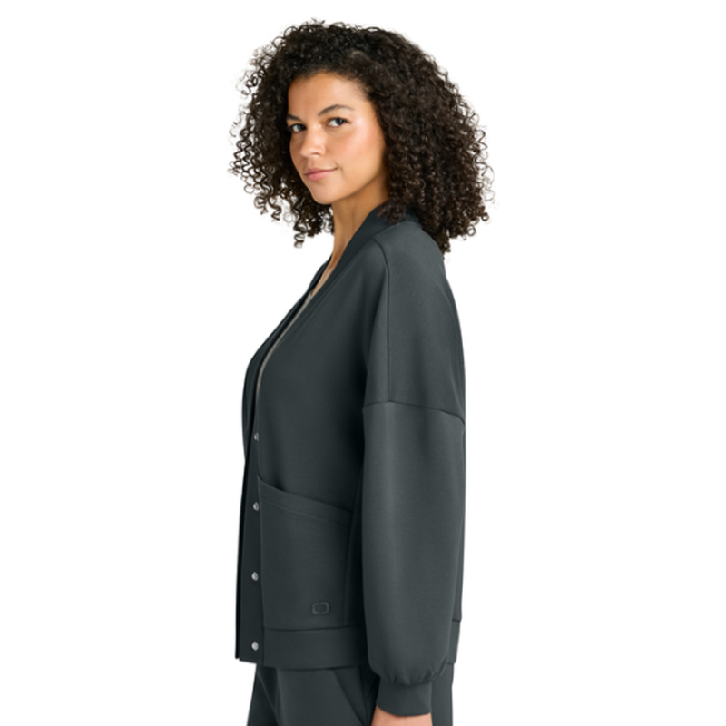 NEW SEI OGIO® Women’s Transcend Cardigan - Tarmac Grey