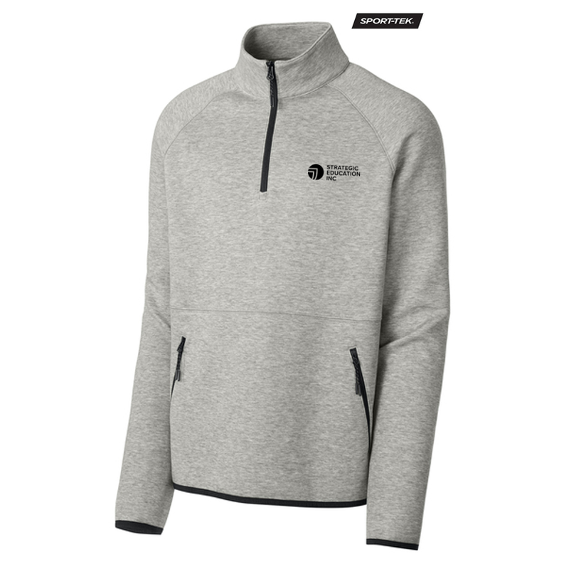 NEW SEI Sport-Tek® Phenom 1/4-Zip - Athletic Heather