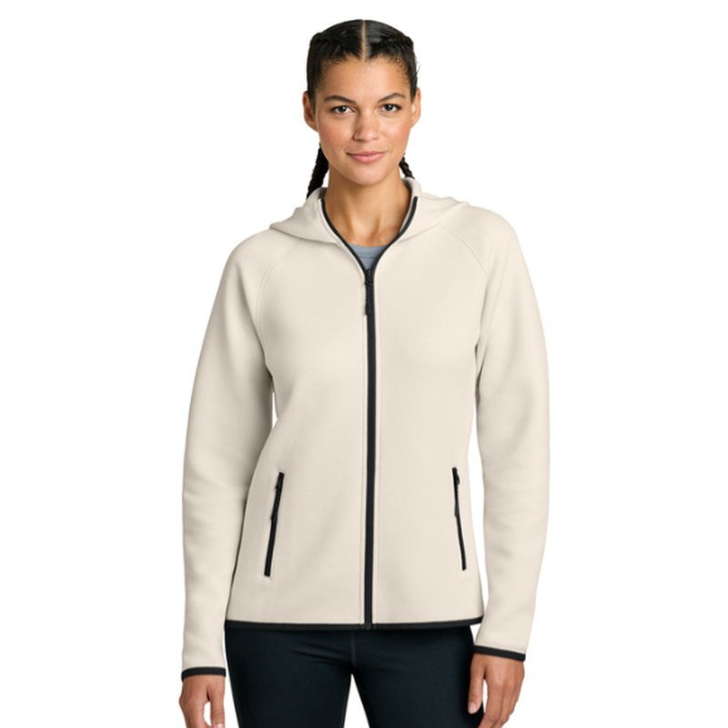 NEW SEI Sport-Tek® Women’s Phenom Full-Zip Hoodie - Ecru