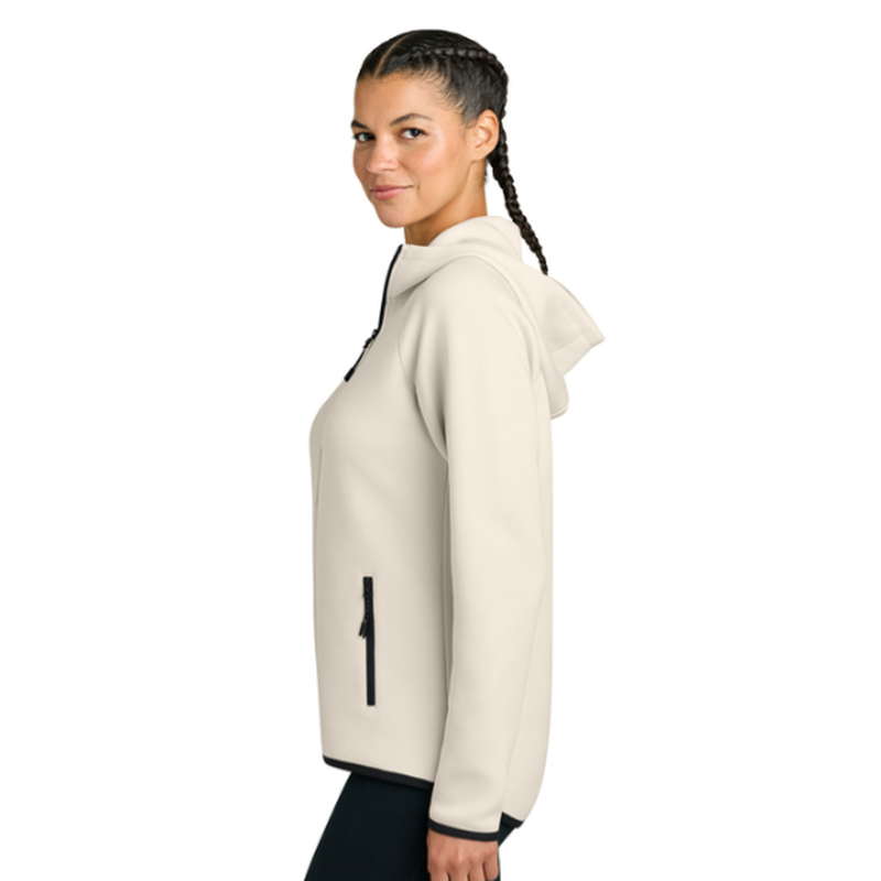 NEW SEI Sport-Tek® Women’s Phenom Full-Zip Hoodie - Ecru