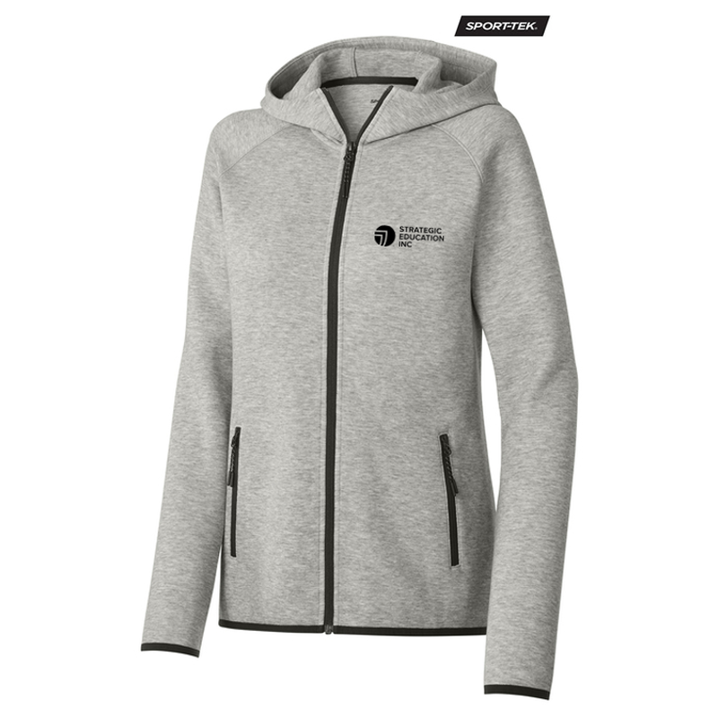 NEW SEI Sport-Tek® Women’s Phenom Full-Zip Hoodie - Athletic Heather