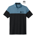 NEW SEI TravisMathew Onward Colorblock Polo - Copen Blue/Black