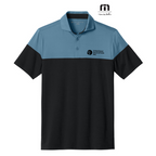 NEW SEI TravisMathew Onward Colorblock Polo - Copen Blue/Black