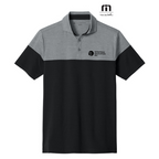 NEW SEI TravisMathew Onward Colorblock Polo - Quiet Shade Grey Heather/Black