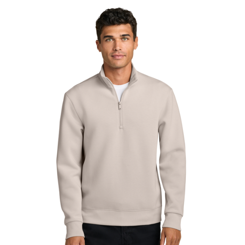 NEW SEI Mercer+Mettle® Soft Spacer 1/4-Zip - Warm Quartz