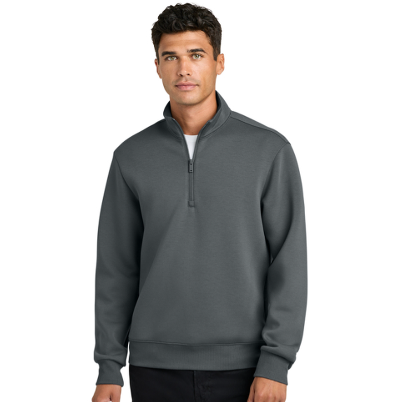 NEW SEI Mercer+Mettle® Soft Spacer 1/4-Zip - Storm Grey