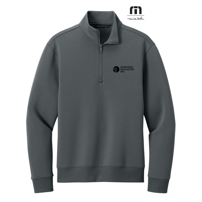 NEW SEI Mercer+Mettle® Soft Spacer 1/4-Zip - Storm Grey