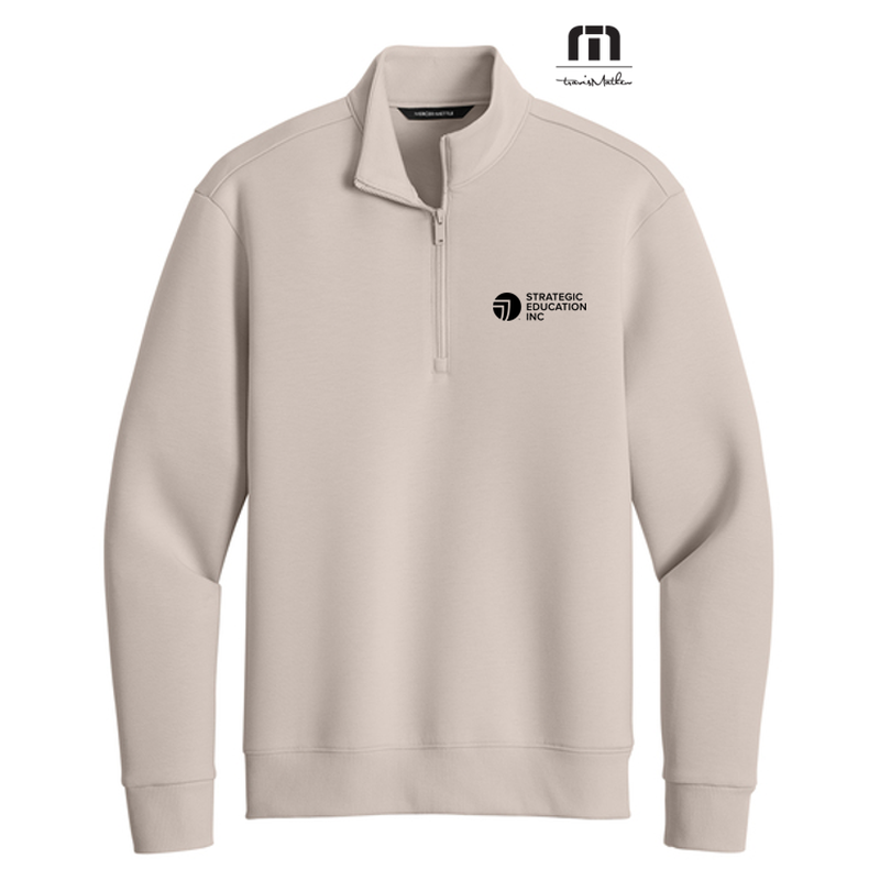NEW SEI Mercer+Mettle® Soft Spacer 1/4-Zip - Warm Quartz