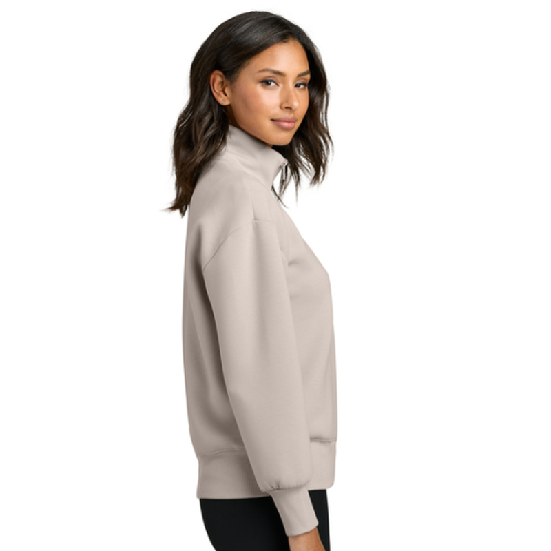 NEW SEI Mercer+Mettle® Women’s Soft Spacer 1/4-Zip - Warm Quartz