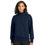 NEW SEI Mercer+Mettle® Women’s Soft Spacer 1/4-Zip - Night Navy