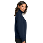 NEW SEI Mercer+Mettle® Women’s Soft Spacer 1/4-Zip - Night Navy