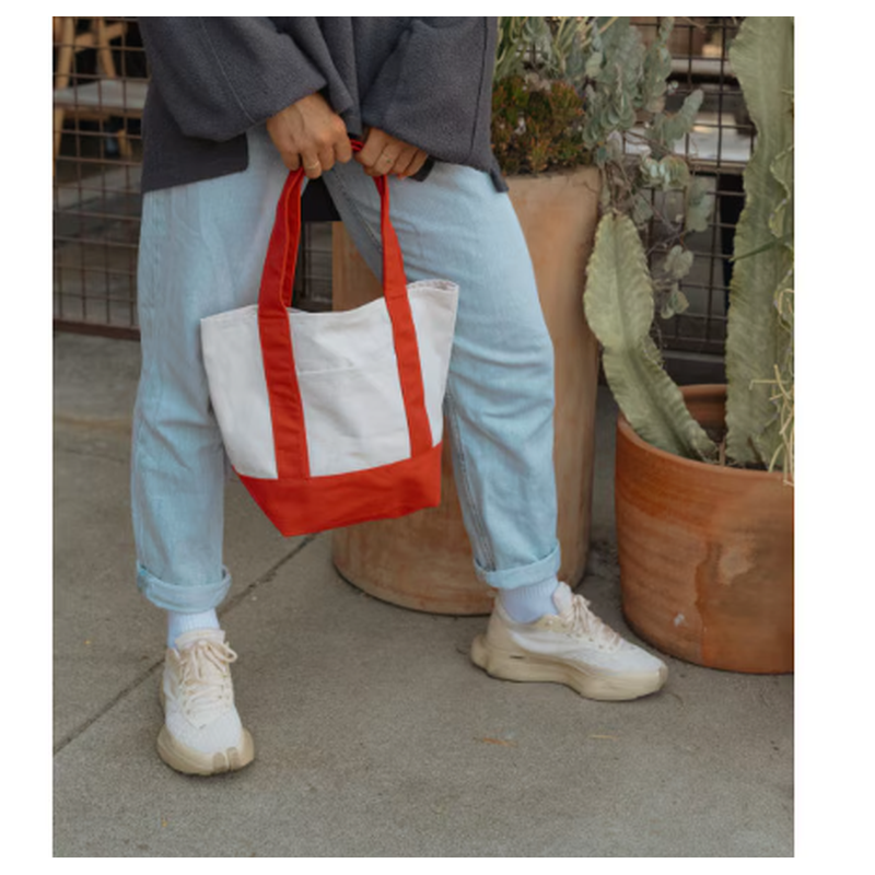 SEI Mini Canvas Tote - Red