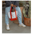 SEI Mini Canvas Tote - Red