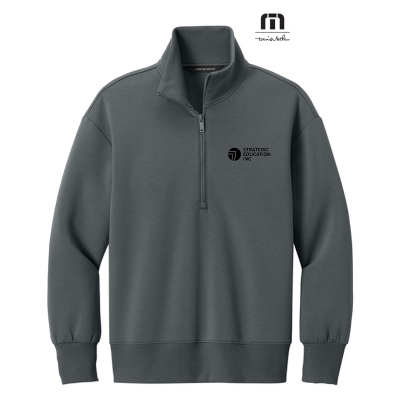 NEW SEI Mercer+Mettle® Women’s Soft Spacer 1/4-Zip - Storm Grey