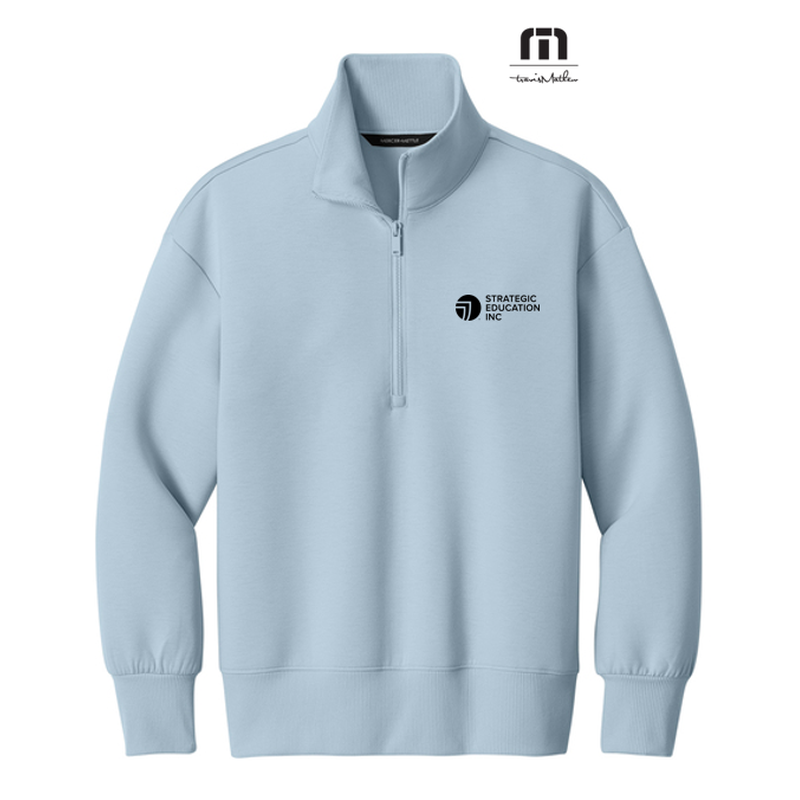 NEW SEI Mercer+Mettle® Women’s Soft Spacer 1/4-Zip - Celestial Blue