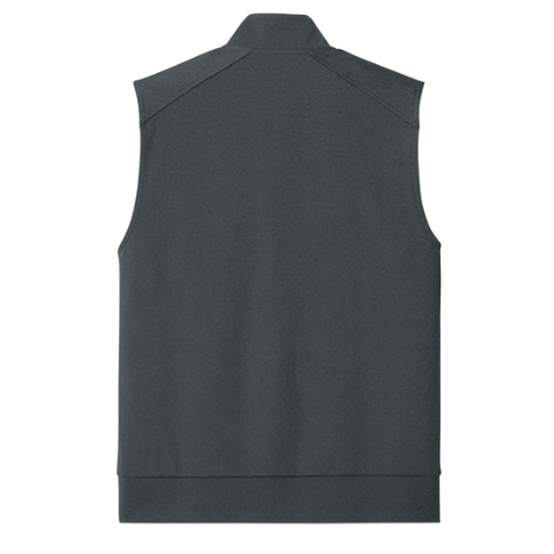 NEW SEI Port Authority® C-FREE® Double Knit 1/4-Zip Vest - Grey Steel Heather