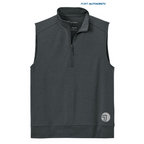 NEW SEI Port Authority® C-FREE® Double Knit 1/4-Zip Vest - Grey Steel Heather