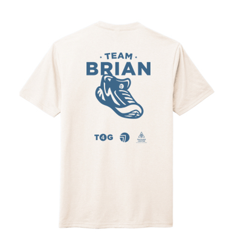 SEI 2025 TEAM BRIAN Event Tee -  District ® Perfect Tri ® Tee - Natural