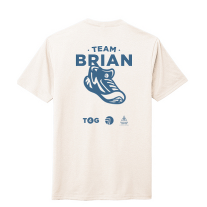 SEI 2025 TEAM BRIAN Event Tee -  District ® Perfect Tri ® Tee - Natural